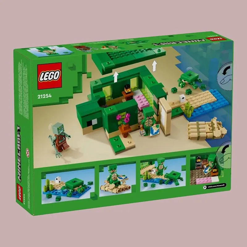 LEGO My World Collection Beach Turtle House Building Blocks 234pcs 21254-3