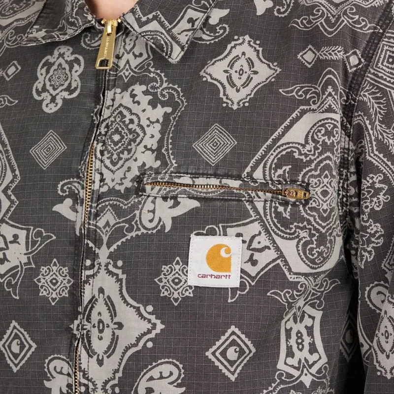 Carhartt WIP FW22 Detroit Jacket Men's Black-4