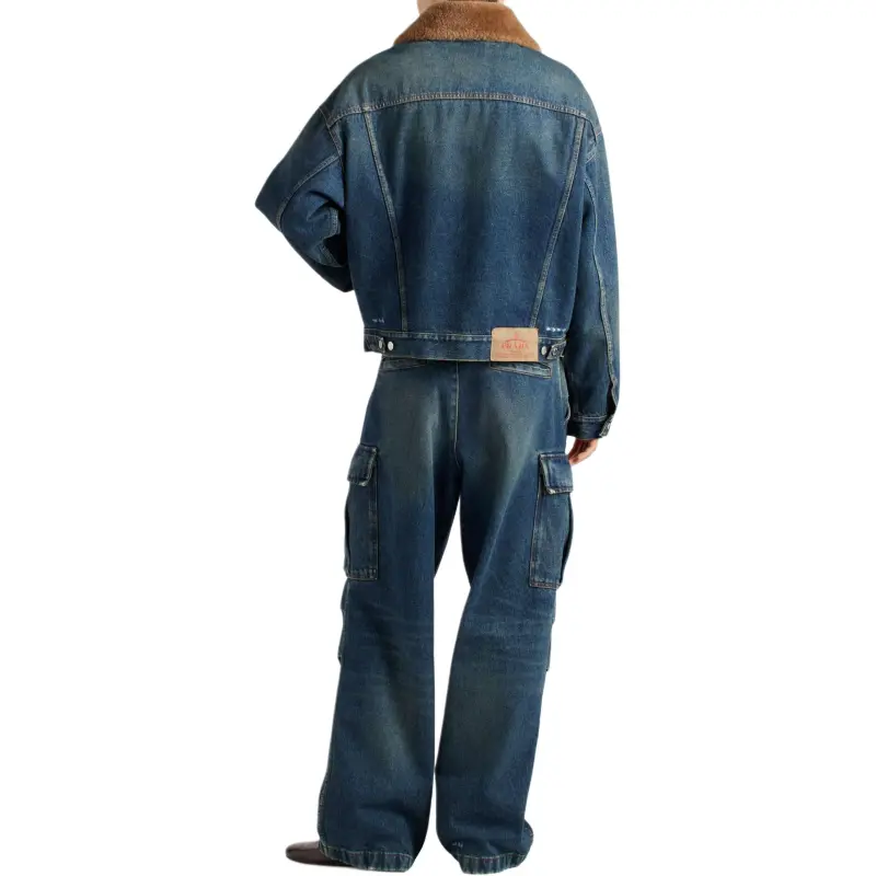 PRADA Padded Denim Jacket-3