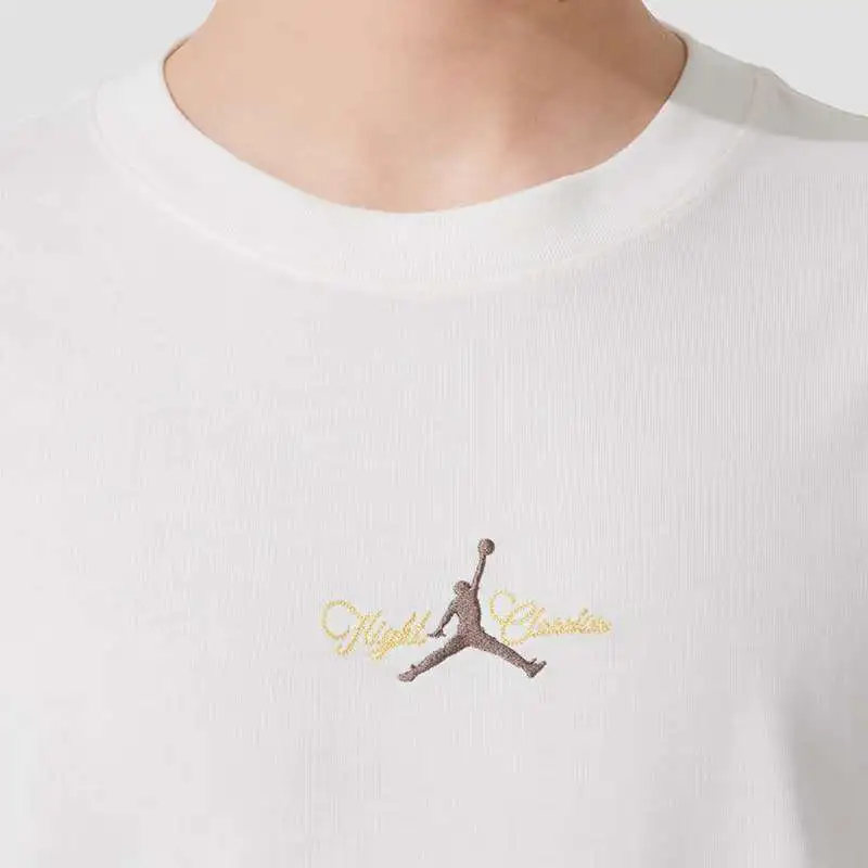 Jordan T Shirts Men White-4