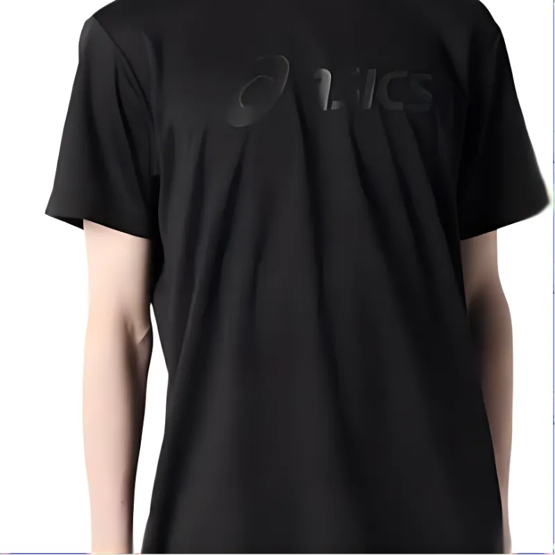 Asics T Shirts Men Black-3