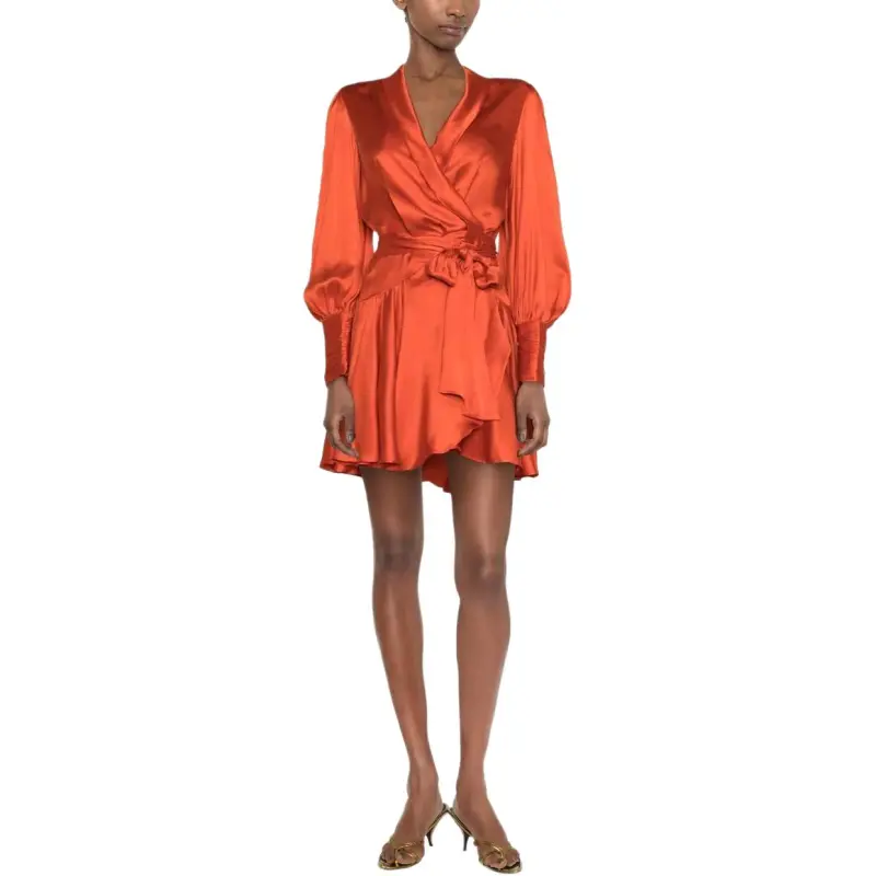 Zimmermann Silk Wrap Minidress-2