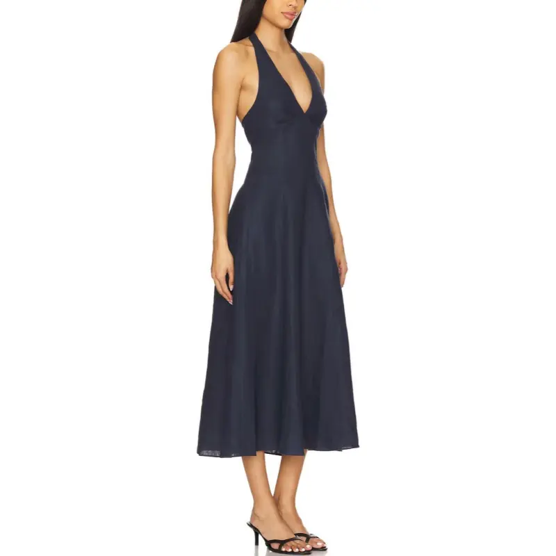 FAITHFULL THE BRAND Marais Linen Dress-1
