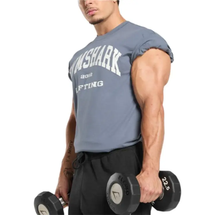 GYMSHARK FW24 T Shirt Men's Iron Blue-2