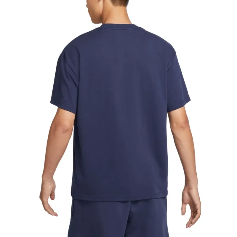 Nike T Shirts Men Dark Blue-2