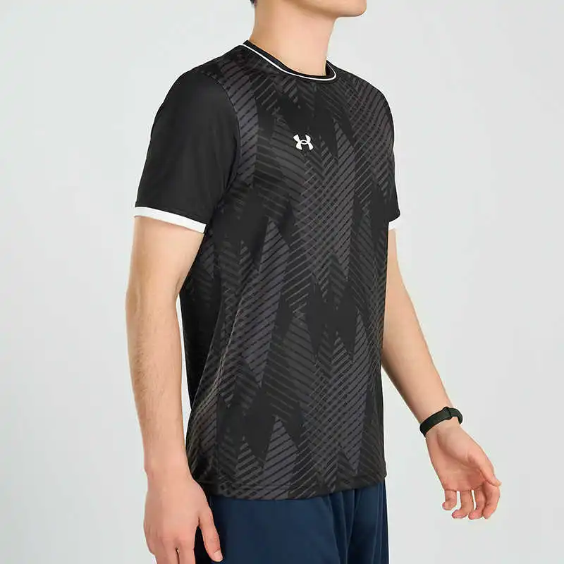 Under Armour Soccer Jersey Unisex Black-1