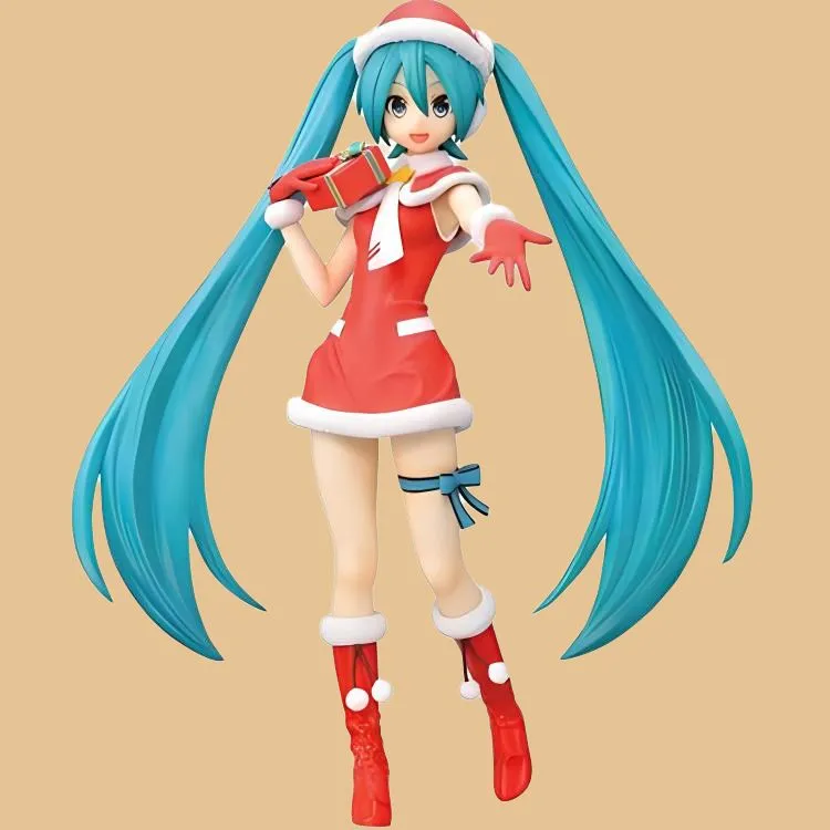 SEGA Hatsune Miku Sega Project Diva Miku Christmas Outfit 1.5 Edition Figure Bonus Gifts Medium-4