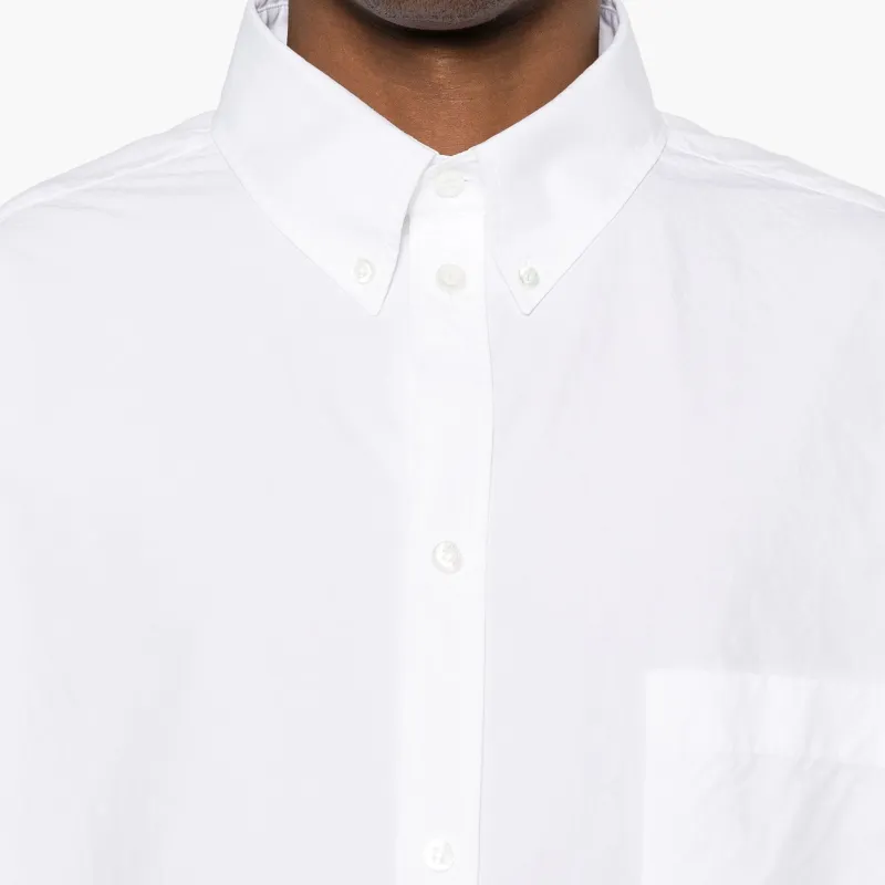 Balenciaga Bb Logo Printed Long Sleeved Shirt-4