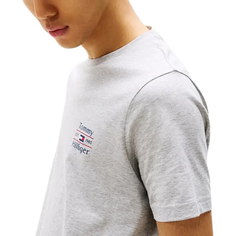 Tommy Hilfiger T Shirt Men's Light Gray-4