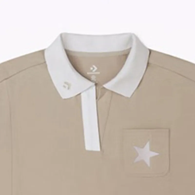Converse Showcasing Series SS23 Polo Shirts Women's Khaki-3