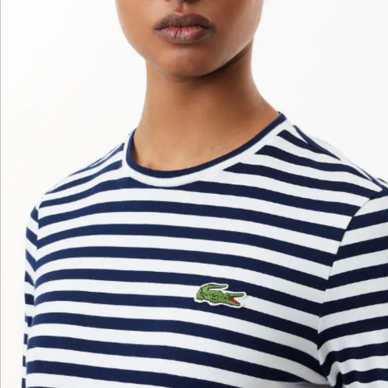 LACOSTE T Shirt Women's Navy Blue-4