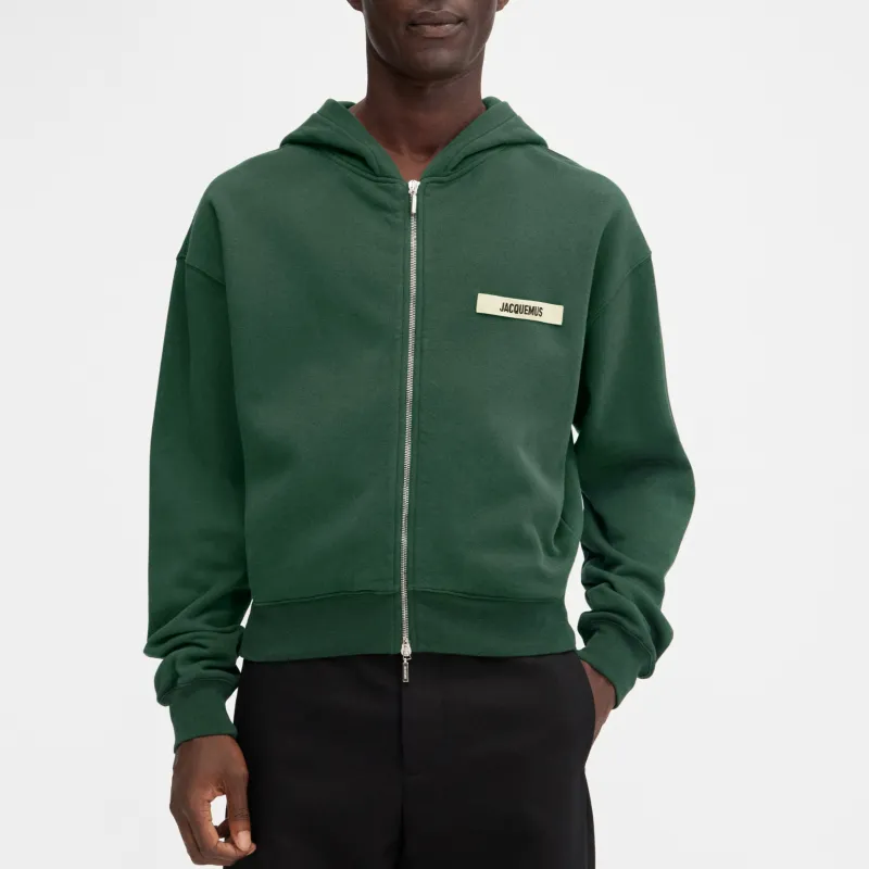 Jacquemus Le Hoodie Zip Gros Grain-1