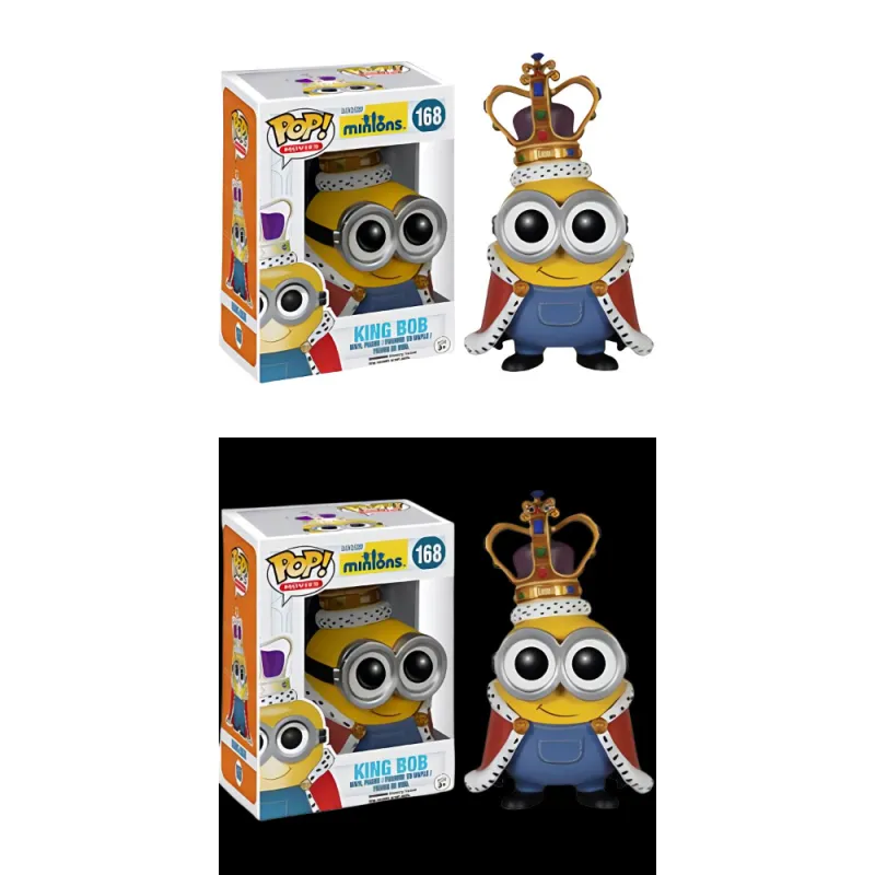 Funko POP! Collection Movies Minions King Bob 9.5cm Chibi Figures-3