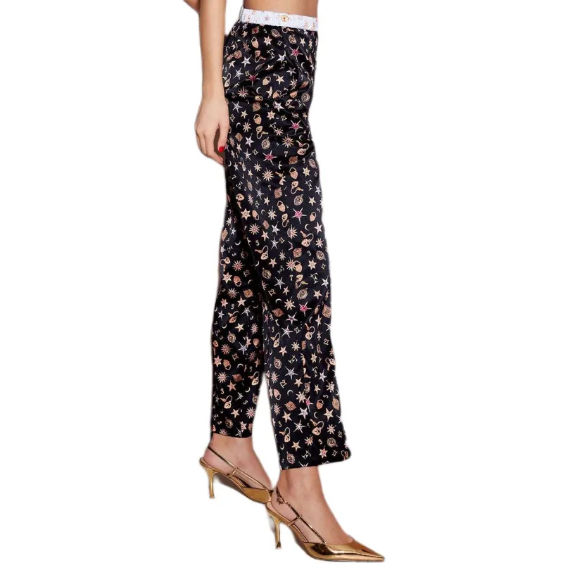 Fleur Du Mal Charm print Satin Trousers-5