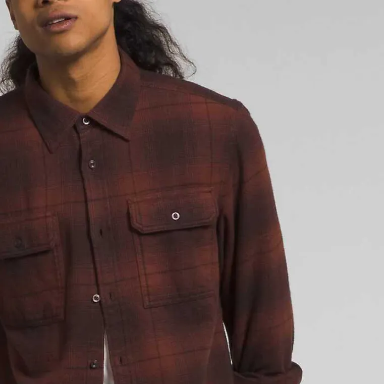 THE NORTH FACE Shirt Men's Coal Brown-3