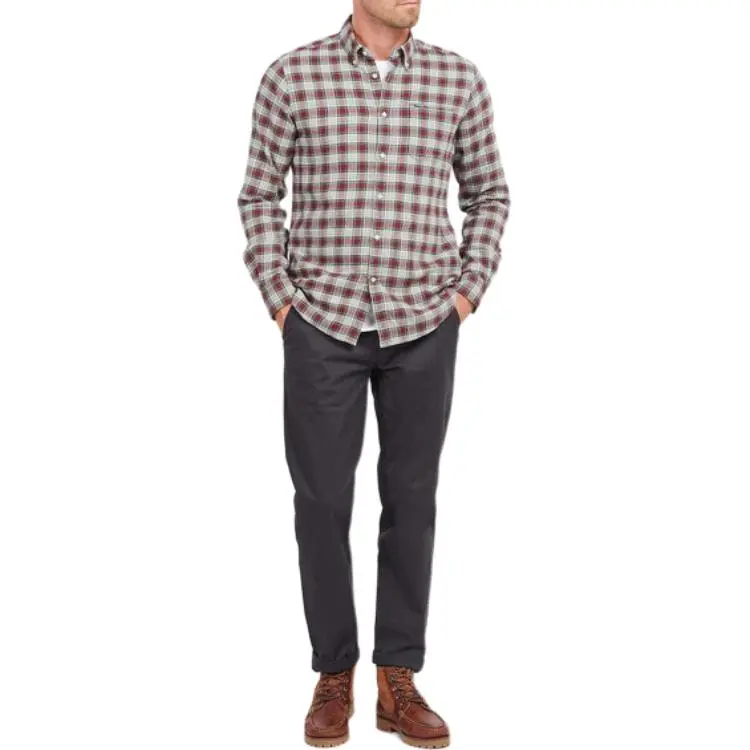 BARBOUR Checked Button Up Shirt-2