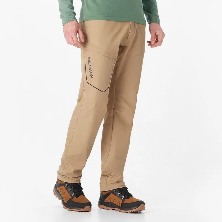 SALOMON Wayfarer Warm Casual Pants Men's Beige-2