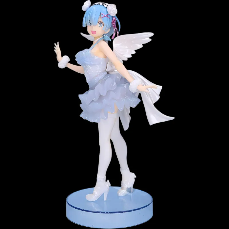 BANPRESTO Re Zero Starting Life In Another World Clear&Dressy Rem, Special Color Bonus Gifts-4