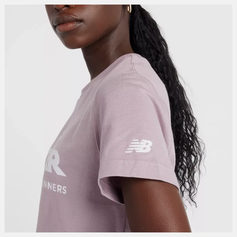 New Balance Nyrr Run For Life T-Shirt Women's Pink-4