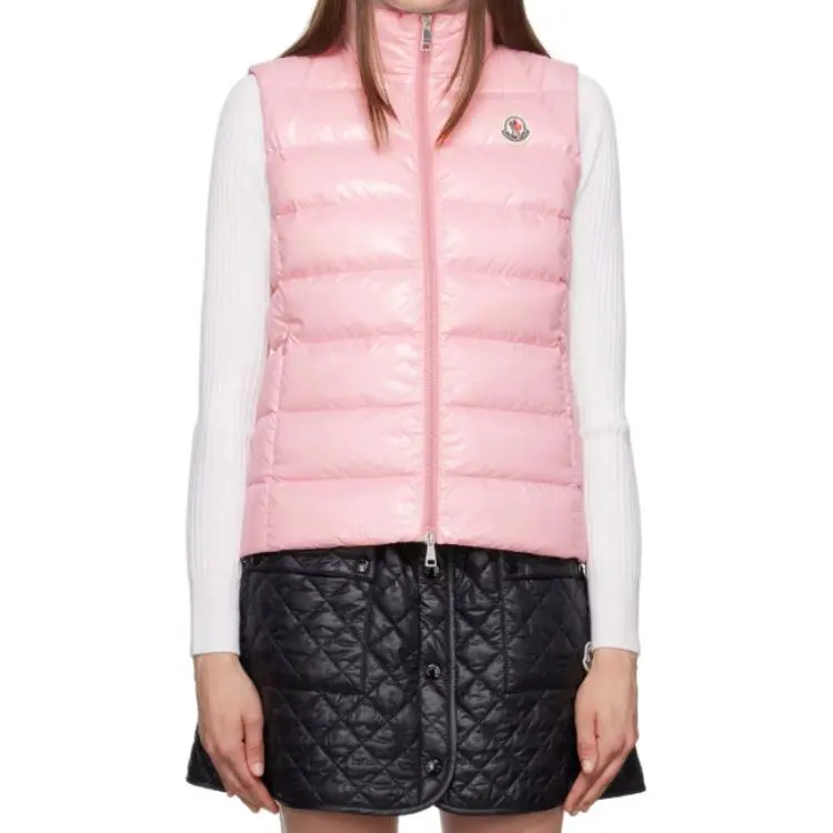 Moncler Ghany Puffer Vest 'Light Pink'-4