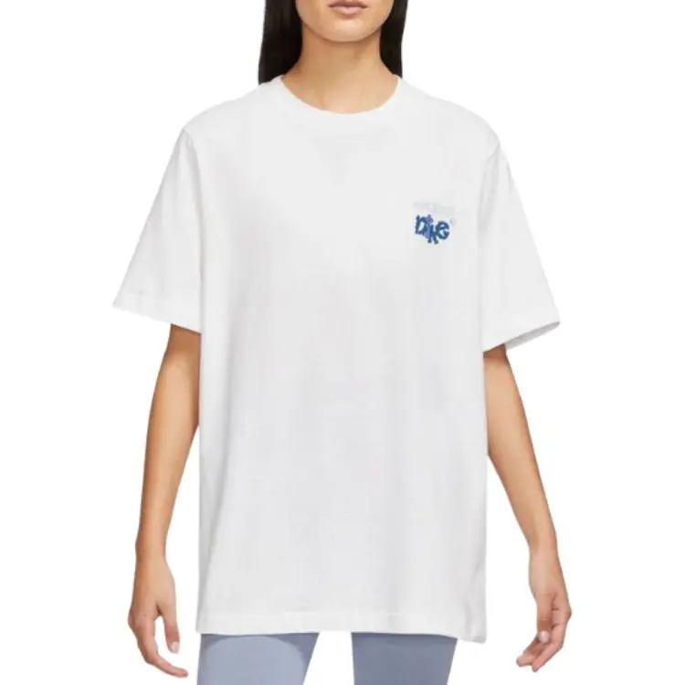 Nike Set in Sleeve T Shirt Women's White-3