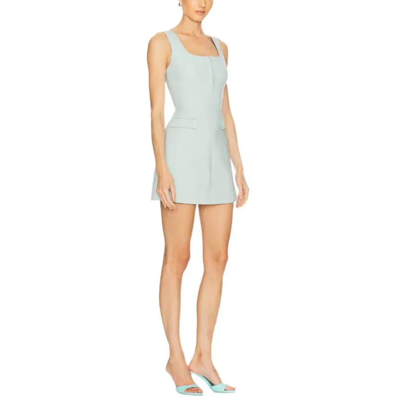 ANNA QUAN Sleeveless Dress Women's Aqua Blue-2