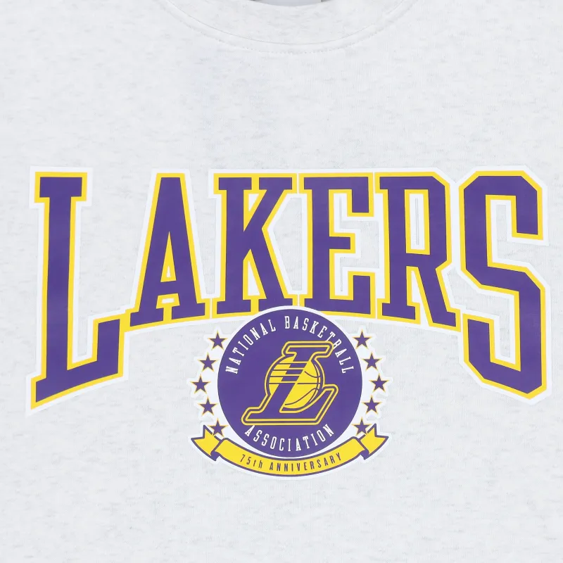 Nba X Nike Sweatshirts Men Gray White-2