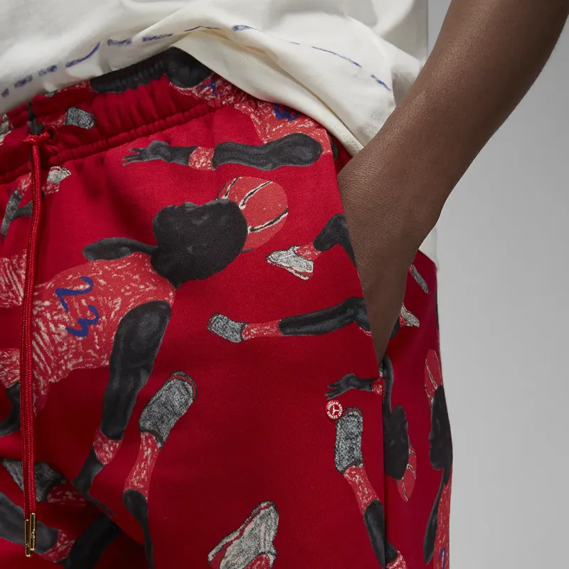 JORDAN X Parker Duncan Brooklyn 'Red' Track Pants-3