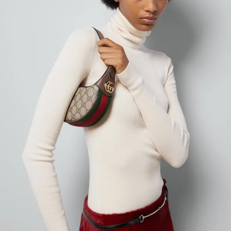 GUCCI Ophidia GG Supreme Canvas Mini Bag-5