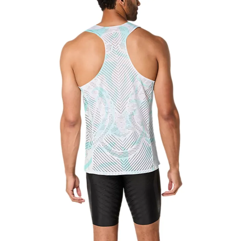 Asics Tank Top Men's Blue White-4