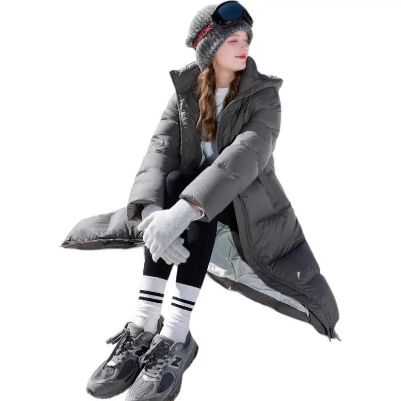 3COLOUR Down Jacket Women's Stone Gray-8