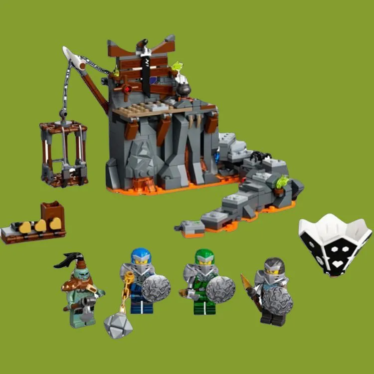LEGO Phantom Ninja Collection Skeleton Dungeon Journey Building Blocks 400pcs 71717-1