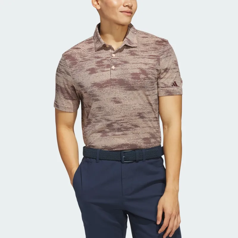 Adidas Free Shipping With AdiClub Ultimate365 Textured Stripe Polo Shirt-1