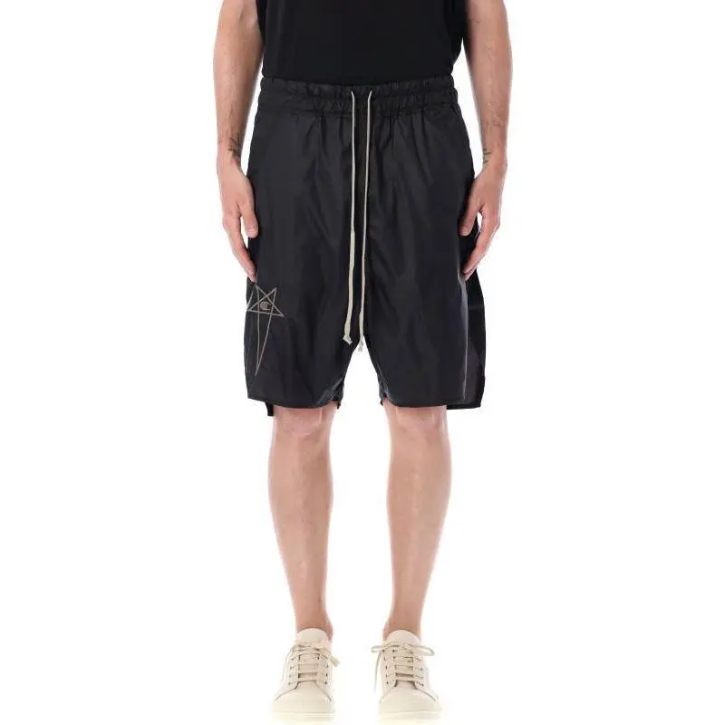 RICK OWENS X Champion Drawstring Bermuda Shorts-1
