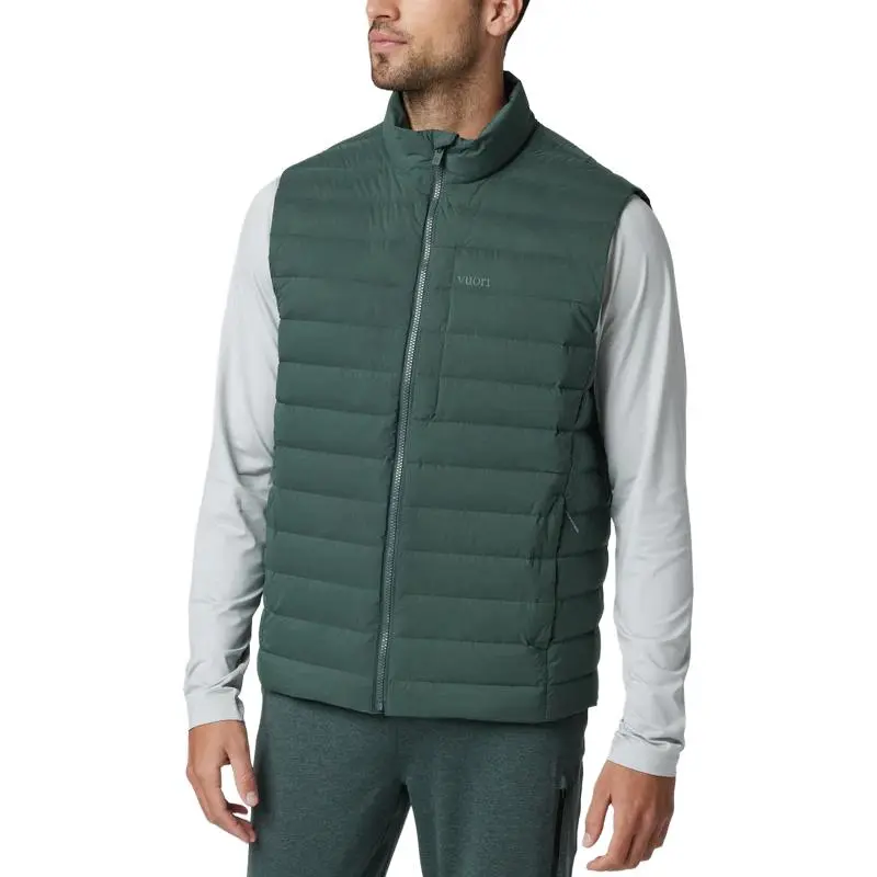 Vuori Vest Men's Light Gray/Shiitake-5