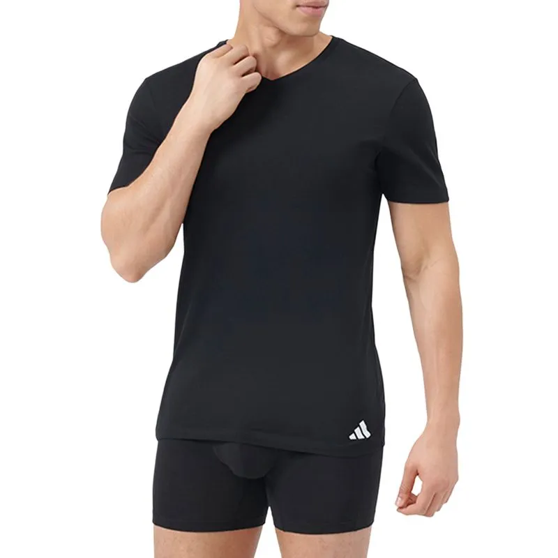 Adidas T Shirt Men's 3 Pack 3 Pack Black-1