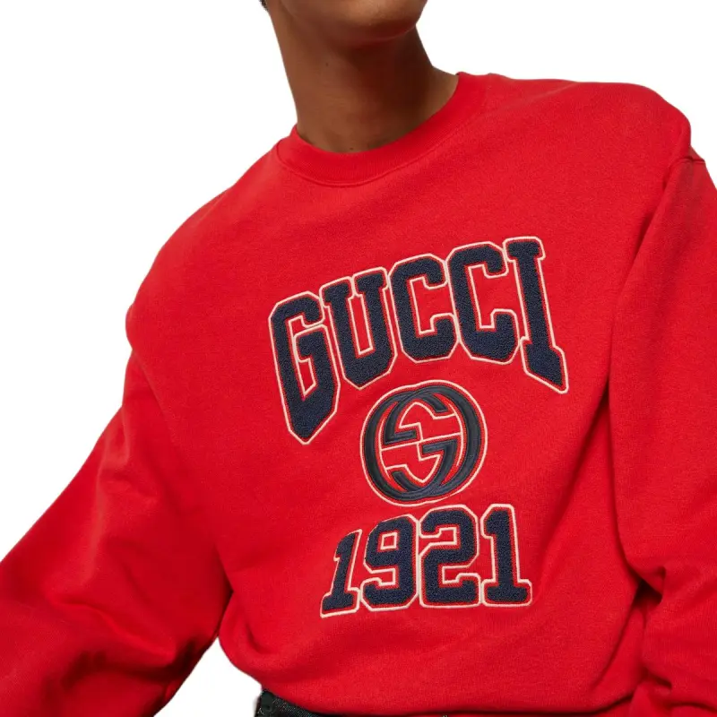 GUCCI Interlocking-G Cotton Sweatshirt-8