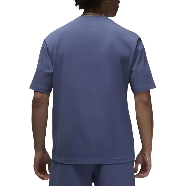Jordan Air T Shirts Men Blue-1