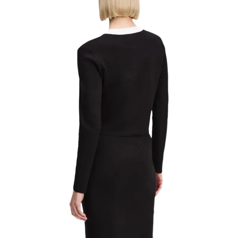 KARL LAGERFELD / Karl Lagerfeld Jeans Contrast piping Cardigan-4