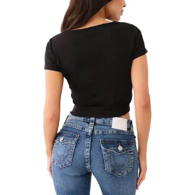 TRUE RELIGION T Shirt Women's Black-1