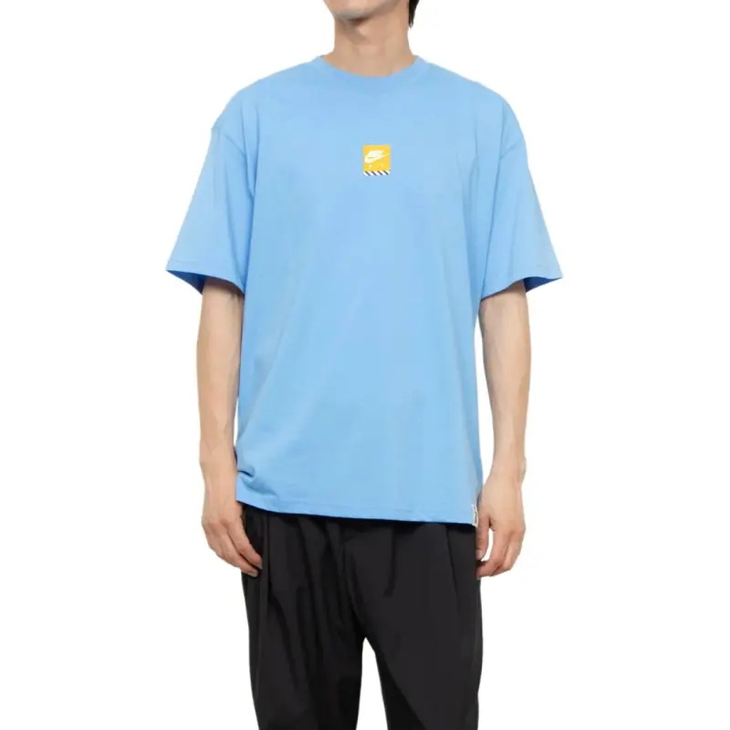Nike Clothing T Shirts Men Blue-2