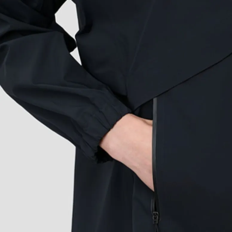 HELLY HANSEN SS25 Waterproof, Windproof, Breathable, And Abrasion Resistant Windbreaker Jacket Unisex Black-3