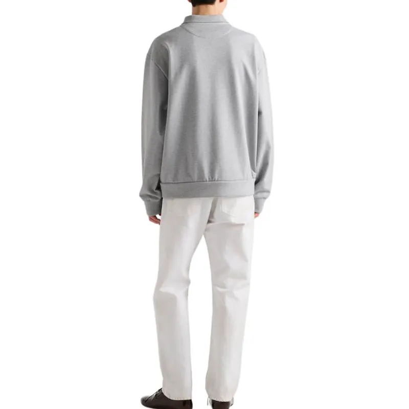 PRADA Polo Shirts Men Gray-2