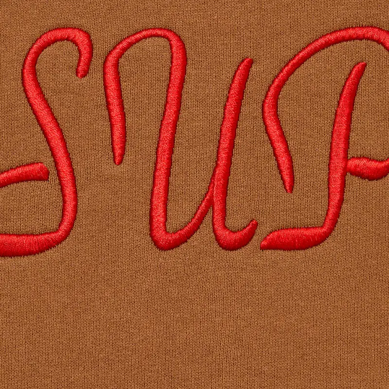 Supreme Script Hooded Sweatshirt-5