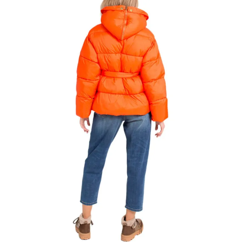 PINKO Puffer Jacket Women's Orange-3