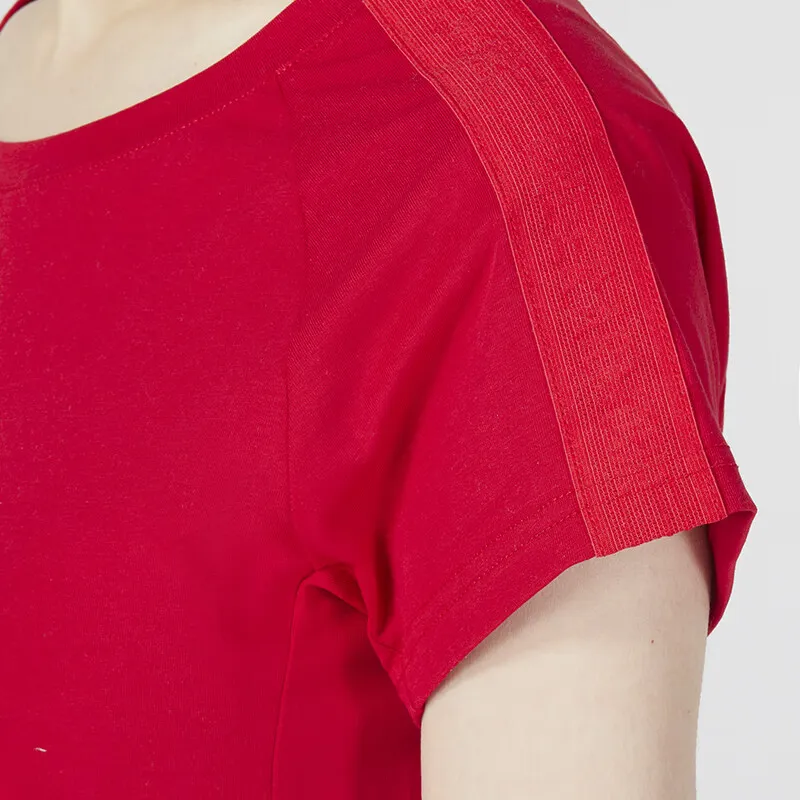 Under Armour Raglan Sleeve T Shirt Women's Red-3