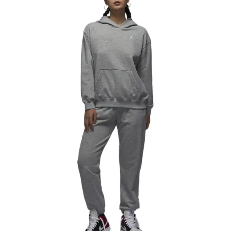 Jordan BRKLN FLC PO AS W J FT Sweatshirt Women's Gray-4