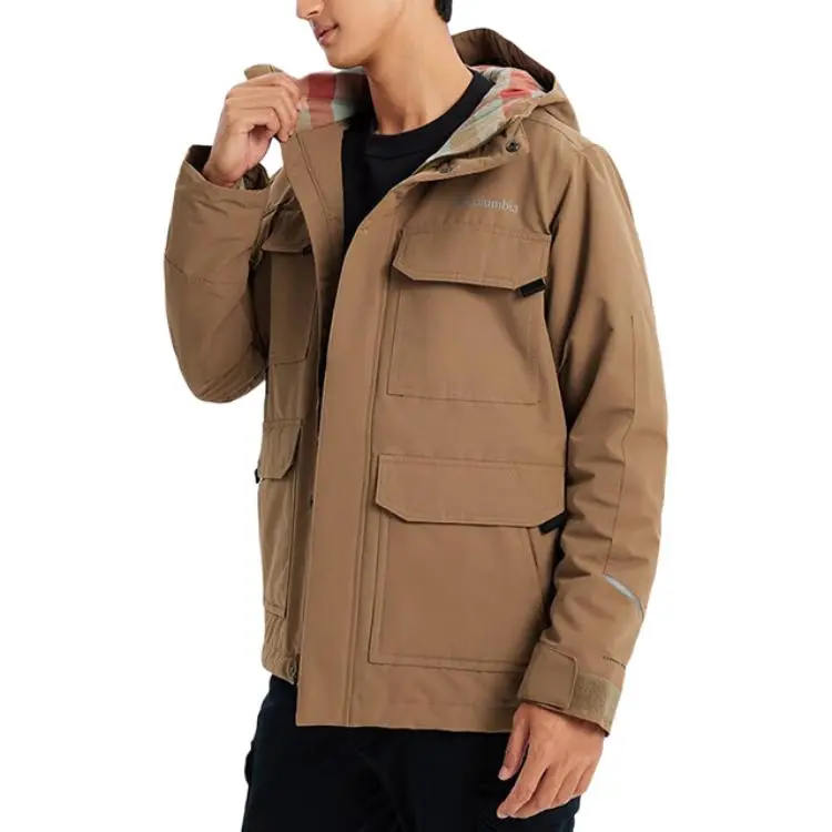 Columbia Puffer Jacket Men's Brown-5
