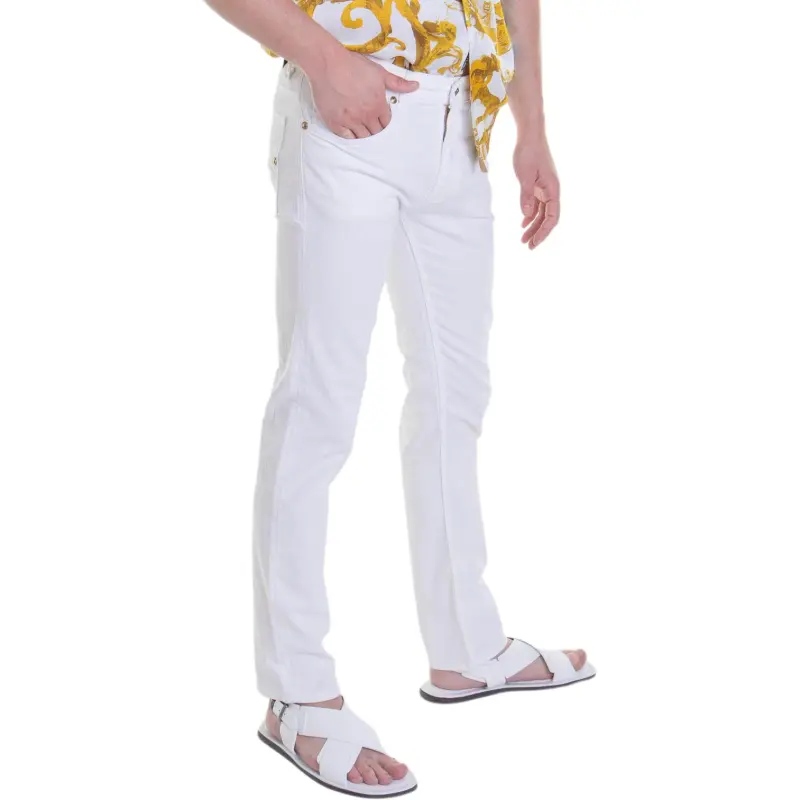 VERSACE JEANS COUTURE Jeans Men's White-5