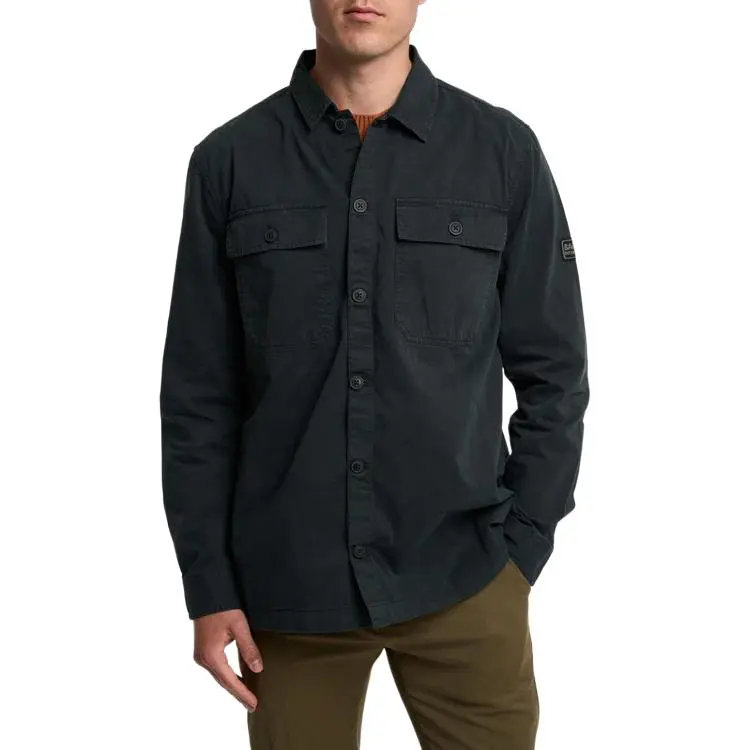 BARBOUR Buttoned Overshirt Jacket-3